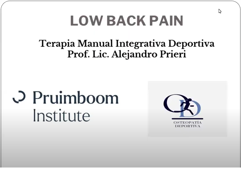 Dolor Lumbar